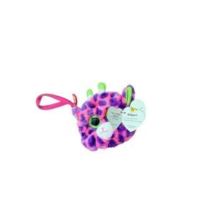 TY Gilbert Giraffe Plush Coin Purse Zipper Pouch Beanie Boo Style
